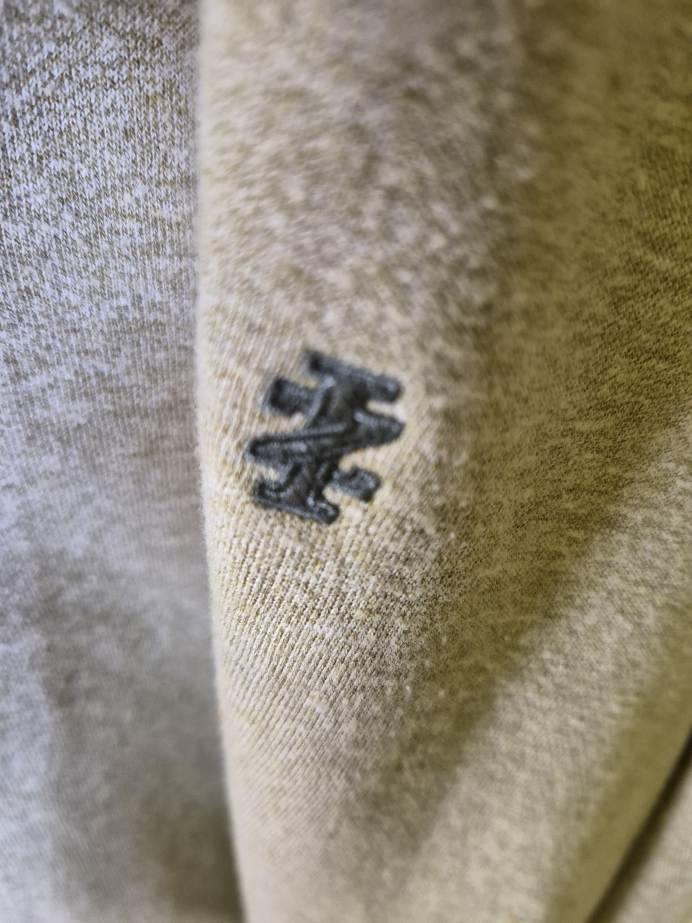 IZOD Advantage Men's Quarter-Zip Sweater - Light Beige Bin 57 - Picture 3 of 4